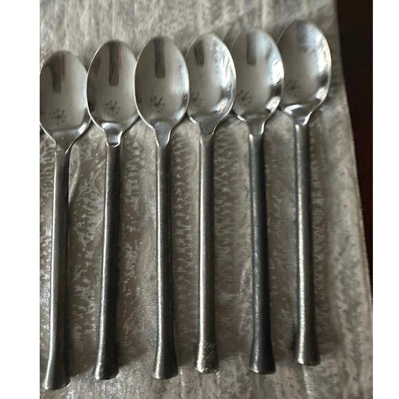 34 Pc Cambridge Stainless Steel set Modern darkened dinner dessert spoons 18/10 - Picture 5 of 14